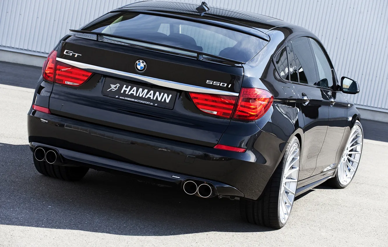 Фото обои BMW, Hamann, 2010, вид сзади, Gran Turismo, 550i, 5er, F07