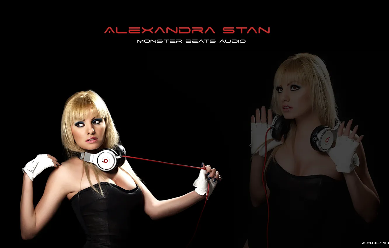 Фото обои Наушники, MonsterBeatsAudio, АлександраСтан, AlexandraStan