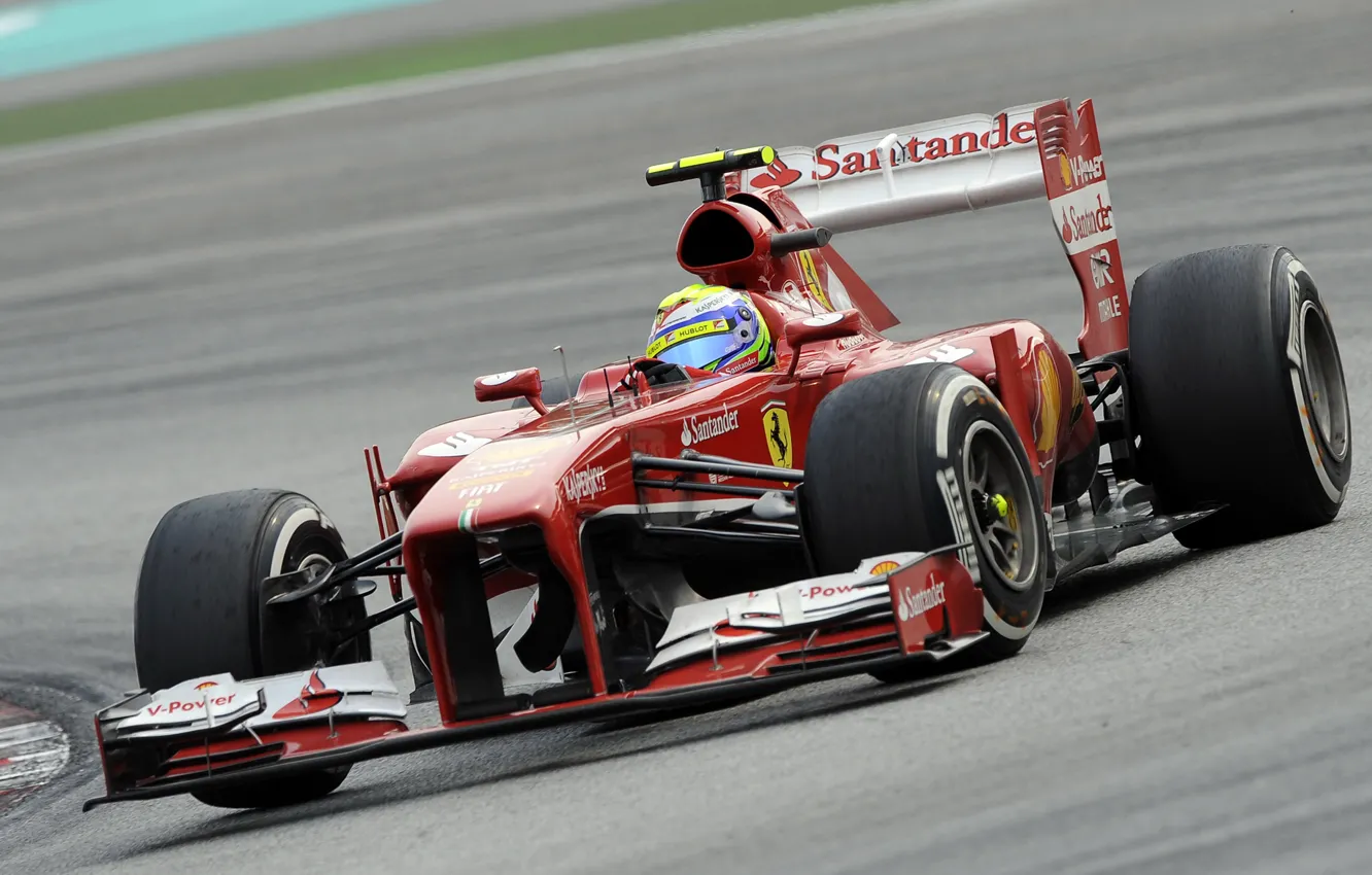 Фото обои Ferrari, болид, феррари, formula 1, F138