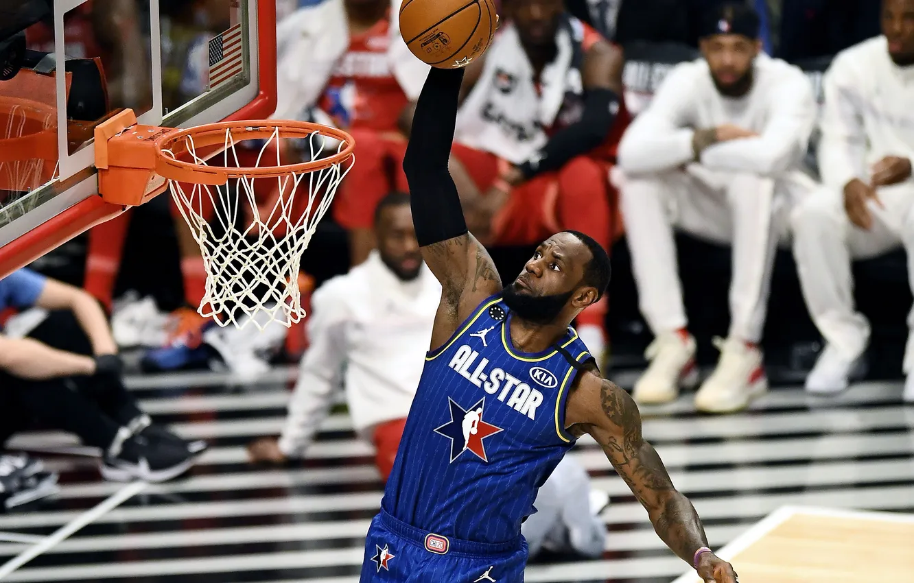 Фото обои basketball, NBA, LeBron James