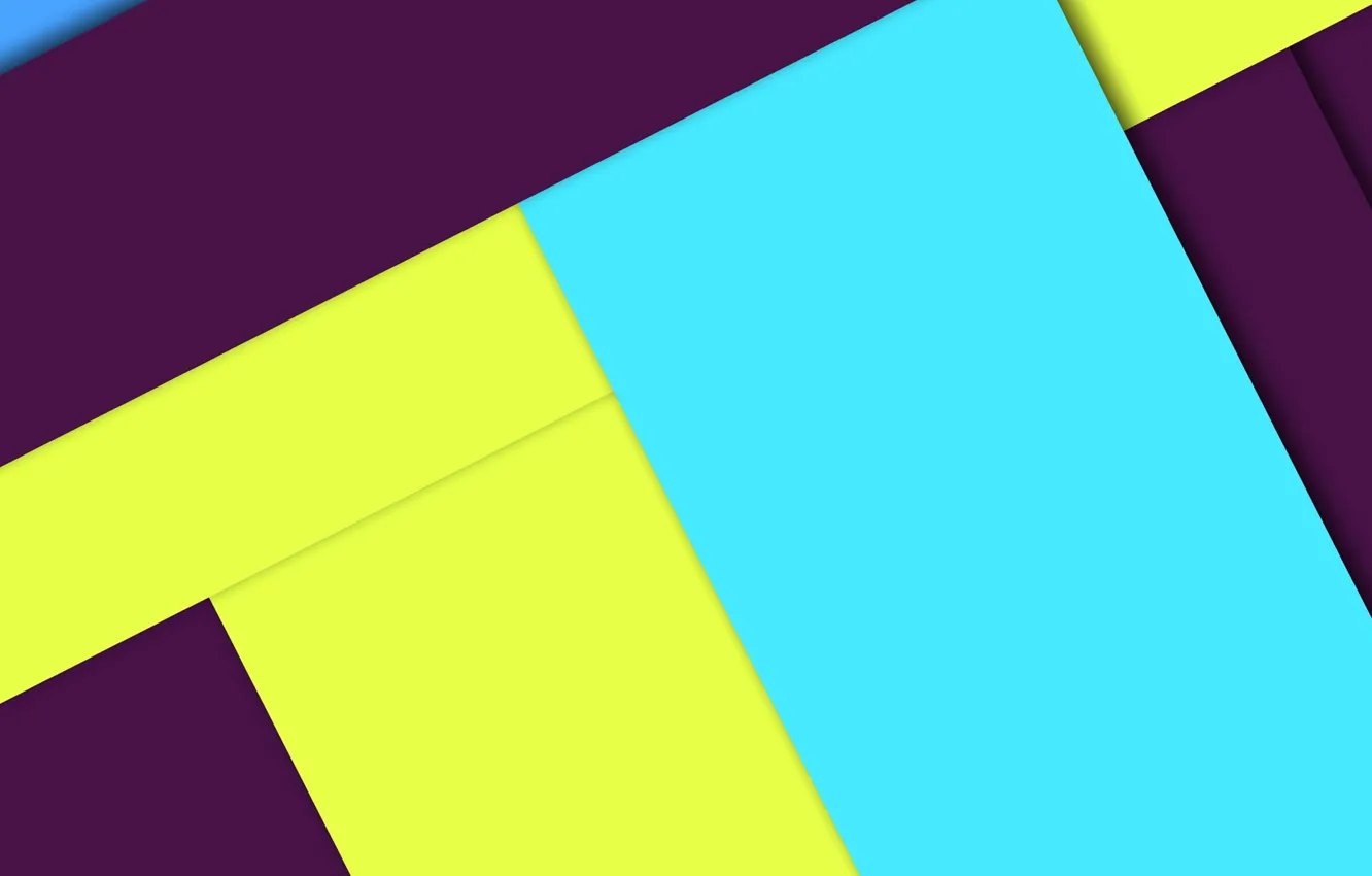 Фото обои линии, желтый, голубой, геометрия, пурпур, design, color, material