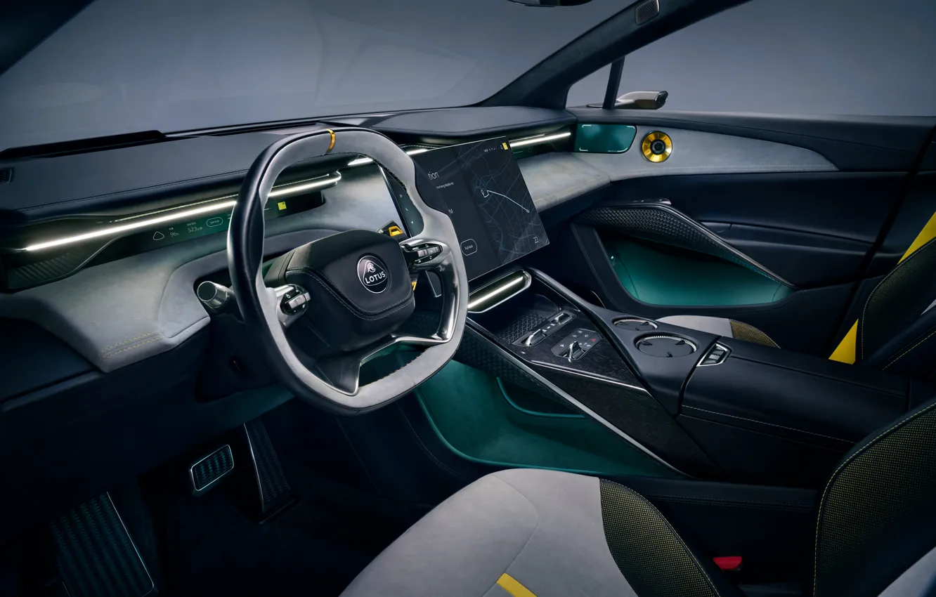 Фото обои Lotus, car interior, Lotus Eletre, Eletre