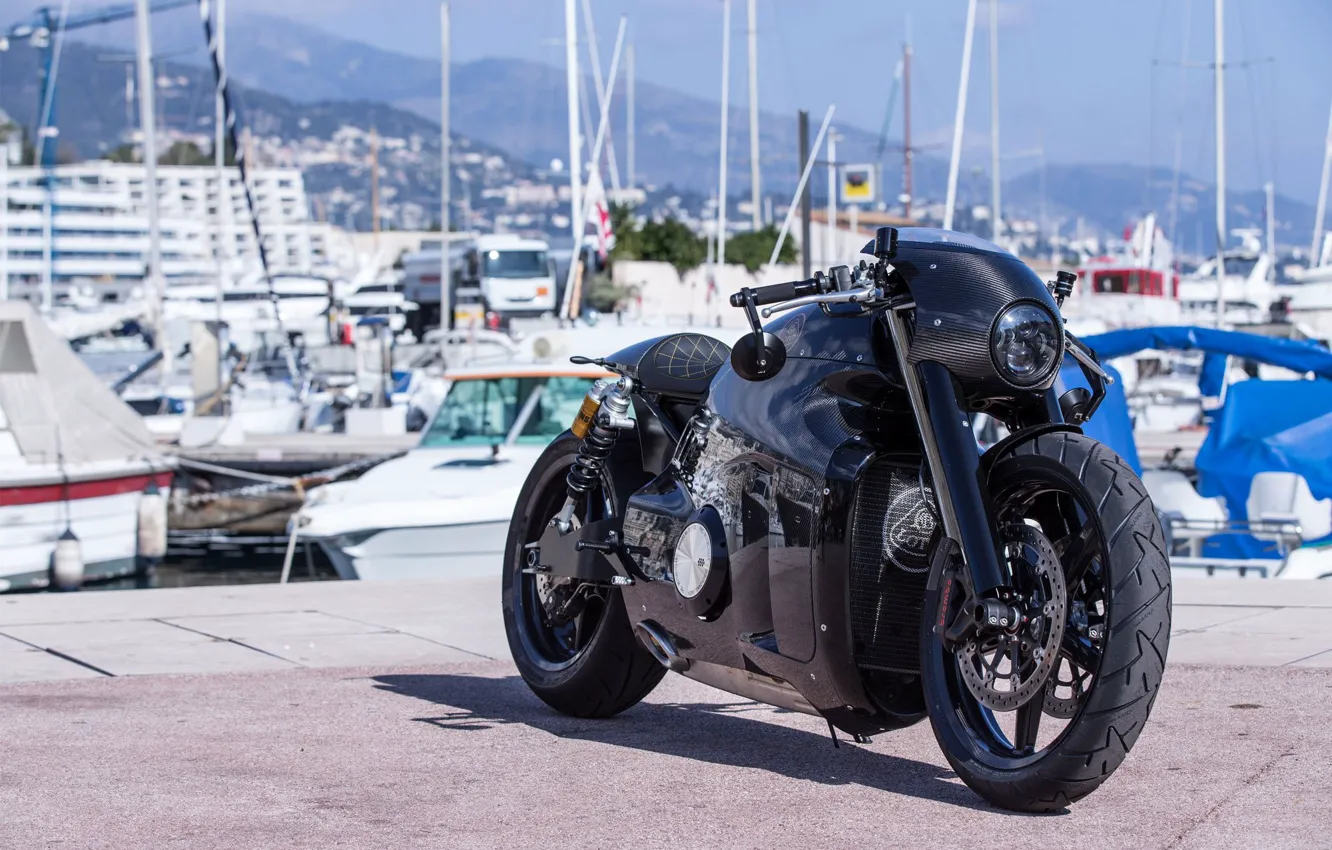 Фото обои черный, Lotus, мотоцикл, лотус, black, bike, motorcycle, superbike