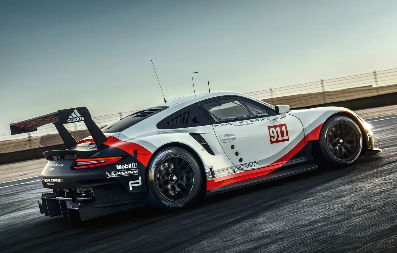 Фото обои Race, Speed, Vehicle, Porsche 911 RSR