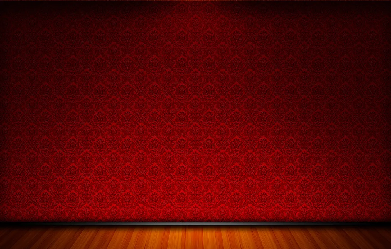 Фото обои красный, фон, стена, стены, пол, текстуры