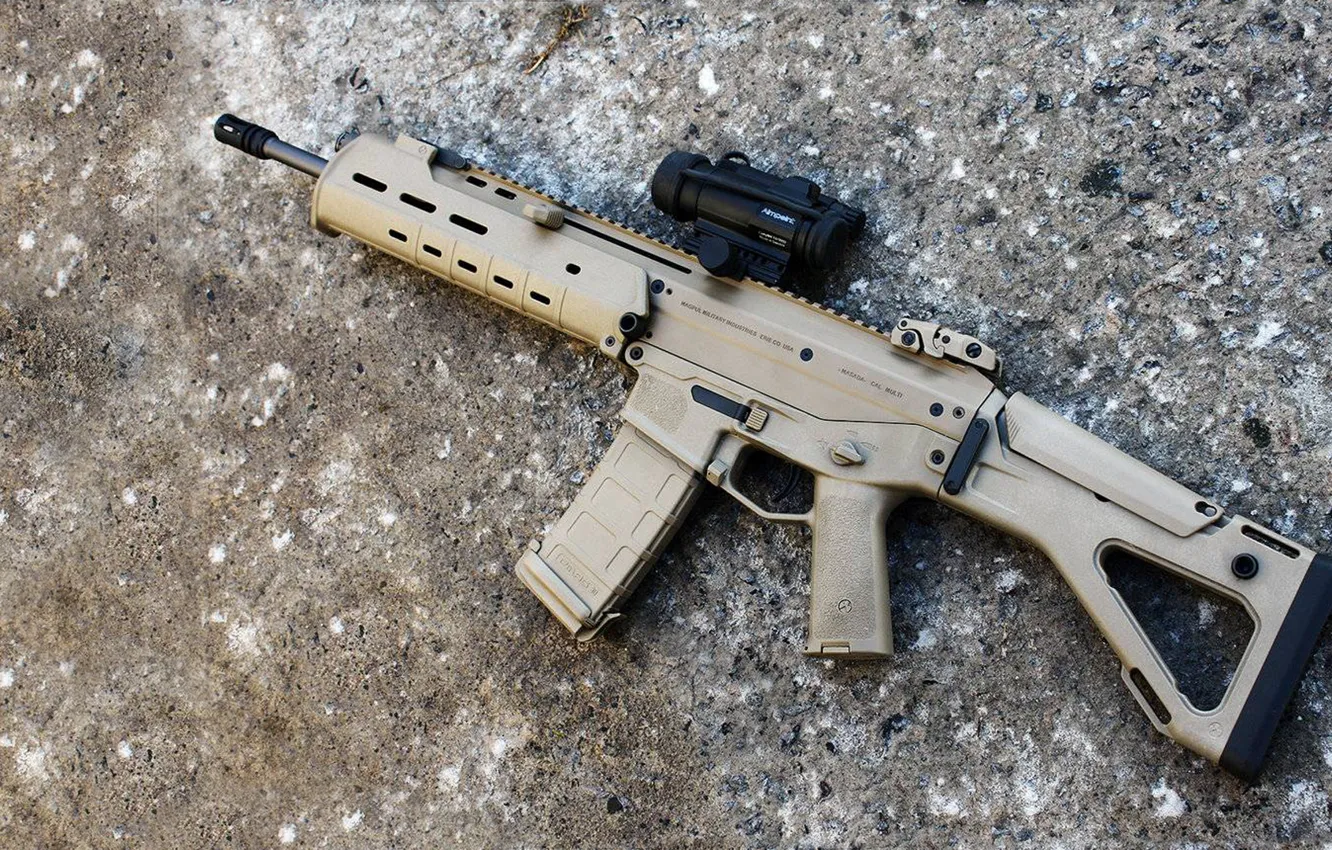 Фото обои оружие, автомат, acr, штурмовая винтовка, magpul