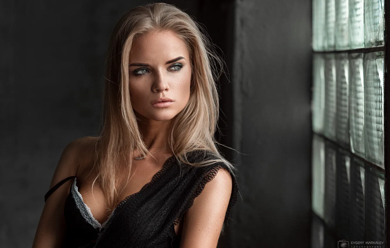 Фото обои model, pretty, blonde, Евгений Маркалев