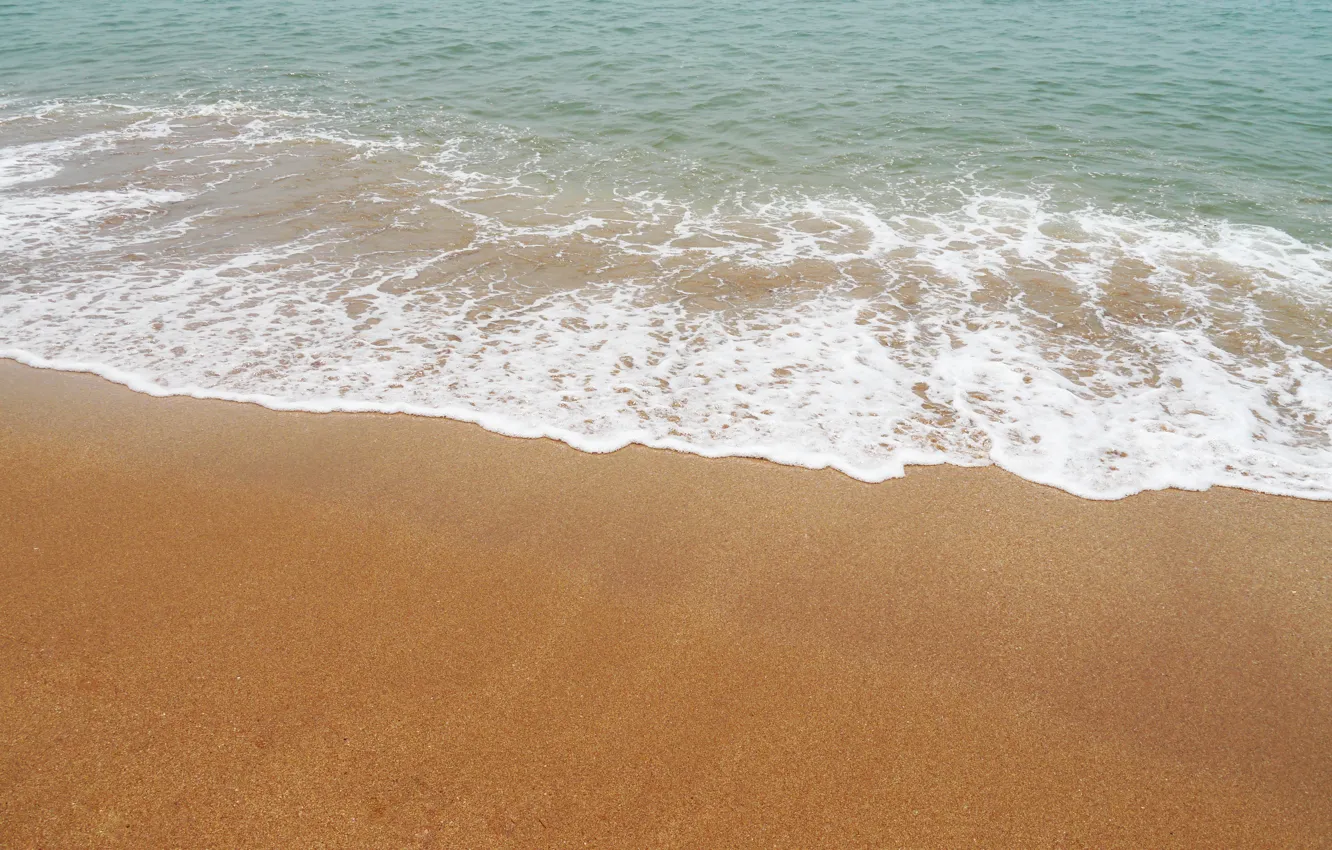Фото обои песок, море, волны, пляж, лето, summer, beach, sea