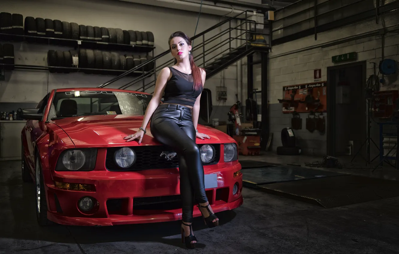 Фото обои стиль, модель, автосервис, SAMANTA