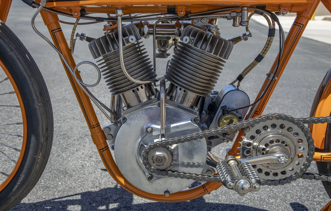 Фото обои Harley-Davidson, 1915, ретро мотоциклы, Harley-Davidson 11K, retro motorcycles
