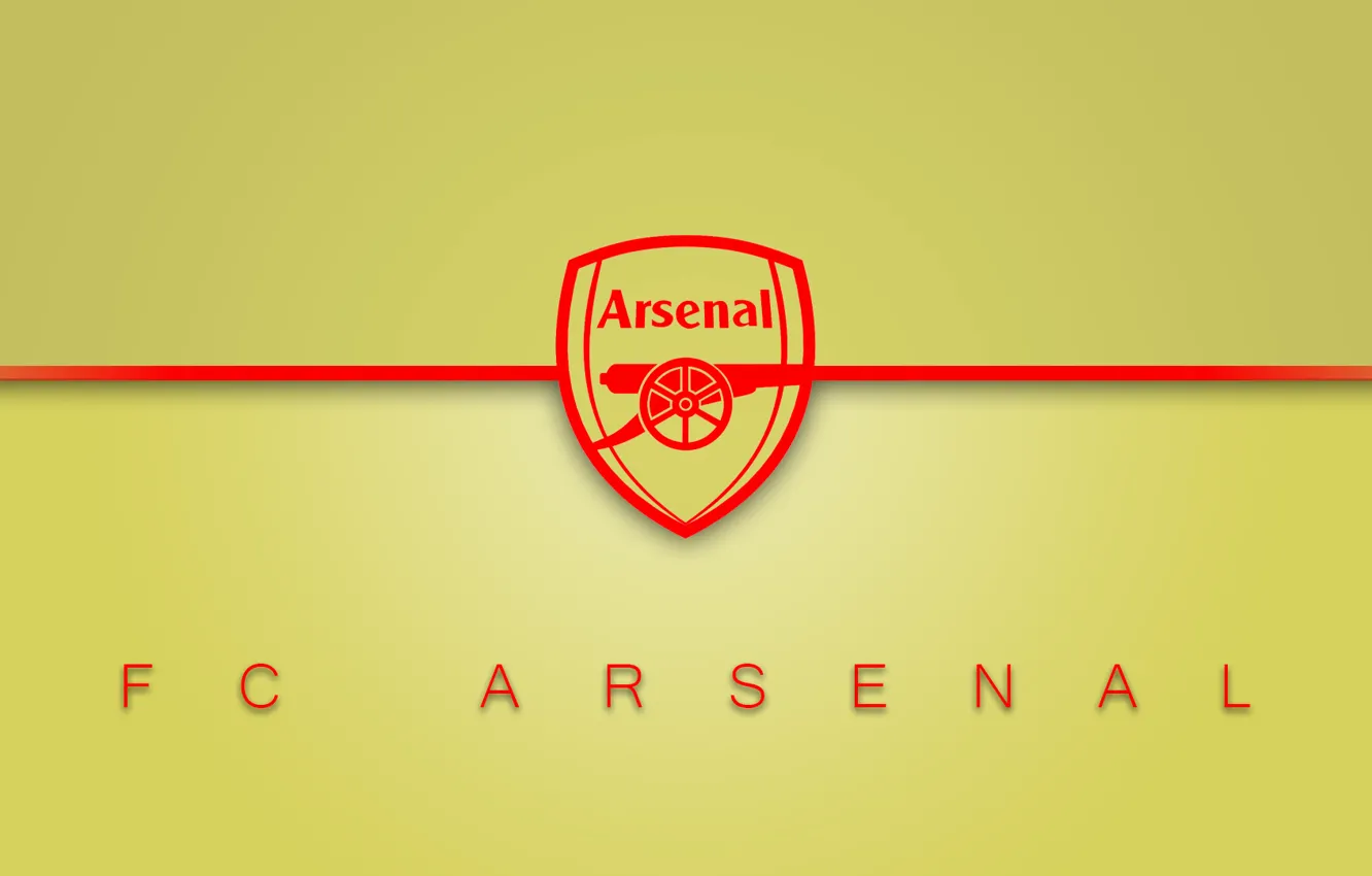 Фото обои arsenal, logo, minimalism, football