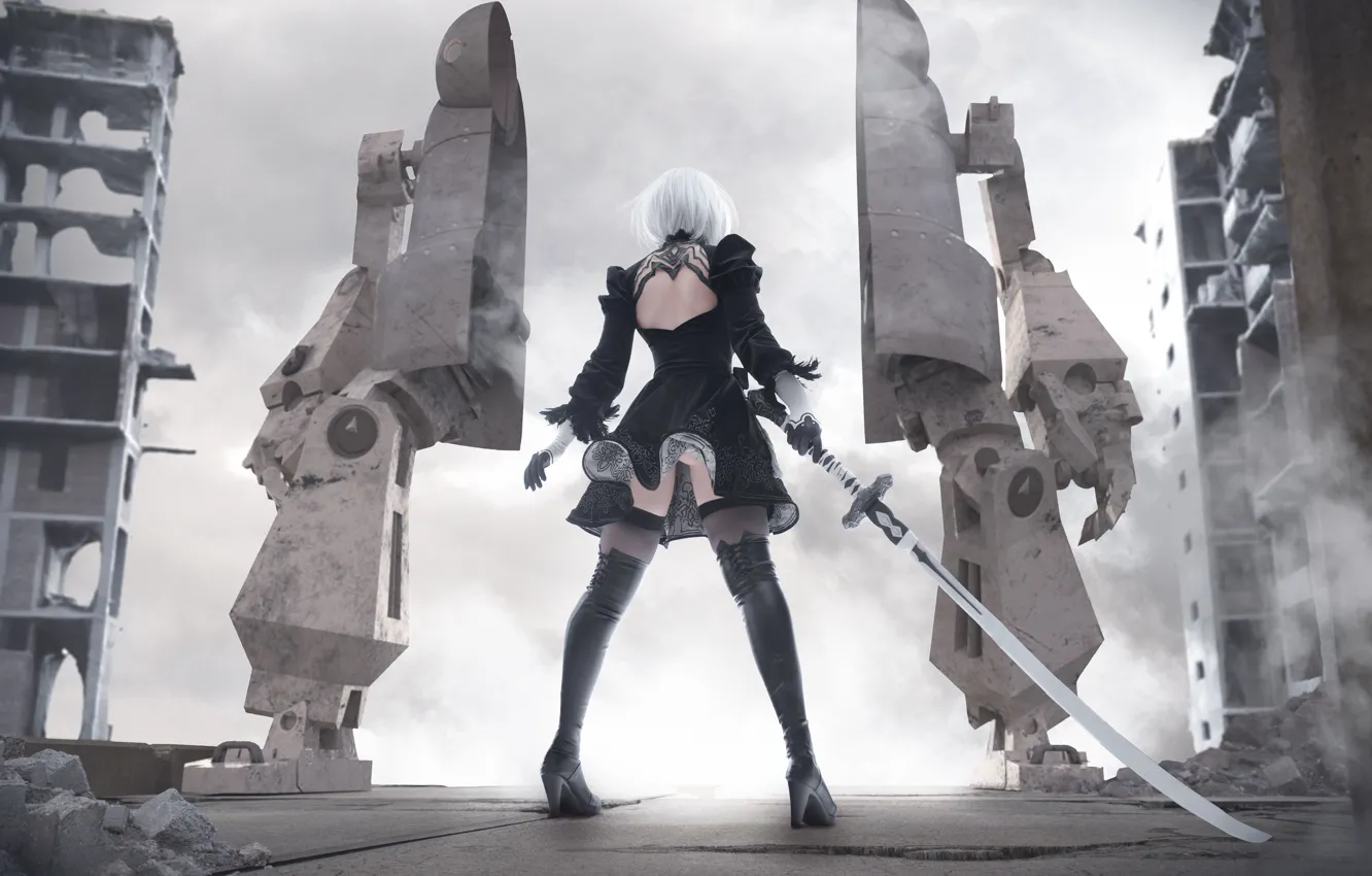 Nier automata 2b картинки