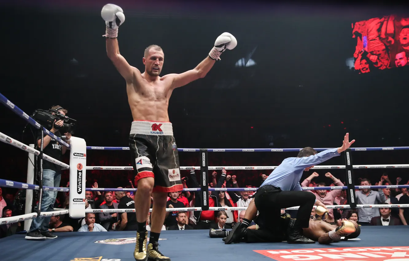 Фото обои Sergey Kovalev, Anthony Yarde, knockout, Crusher
