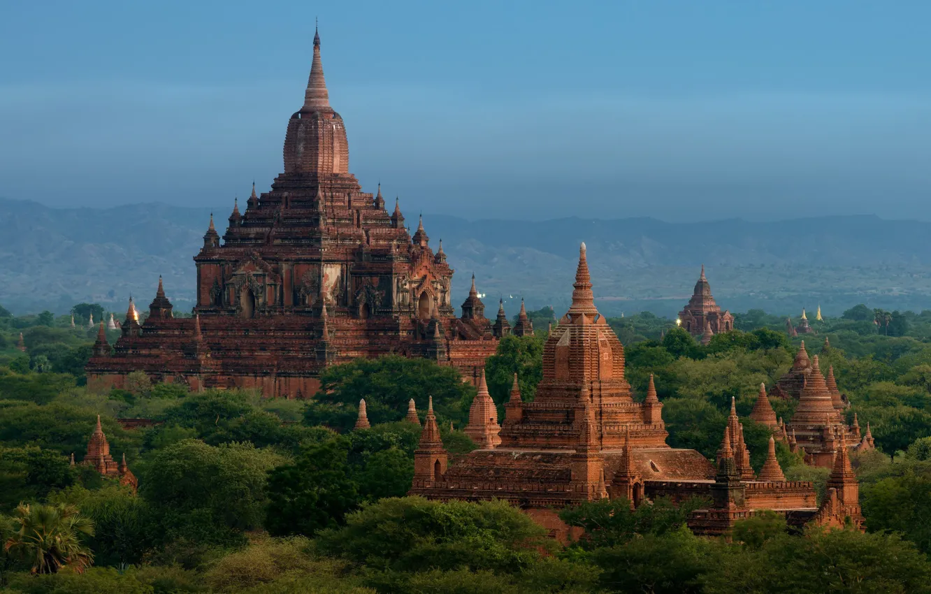 Фото обои Мьянма, храмы, Bagan