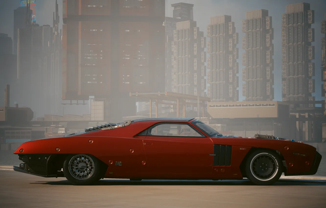 Фото обои Car, Cyberpunk 2077, Night City, Sport - R7 Charon
