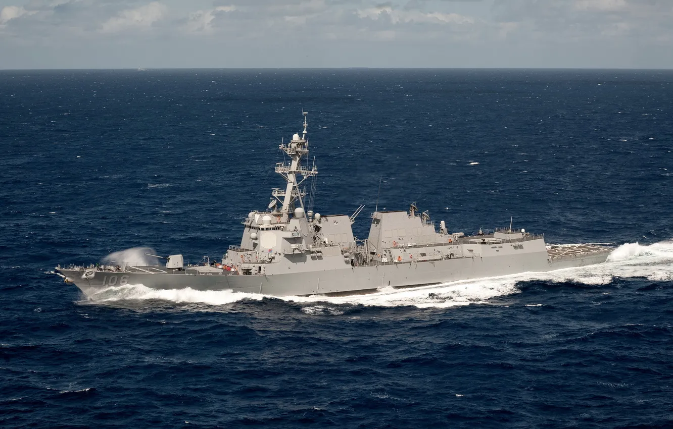 Фото обои море, оружие, guided-missile destroyer, USS Stockdale (DDG 106), The Arleigh Burke-class