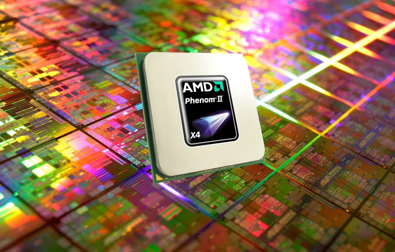 Фото обои процессор, бренд, amd