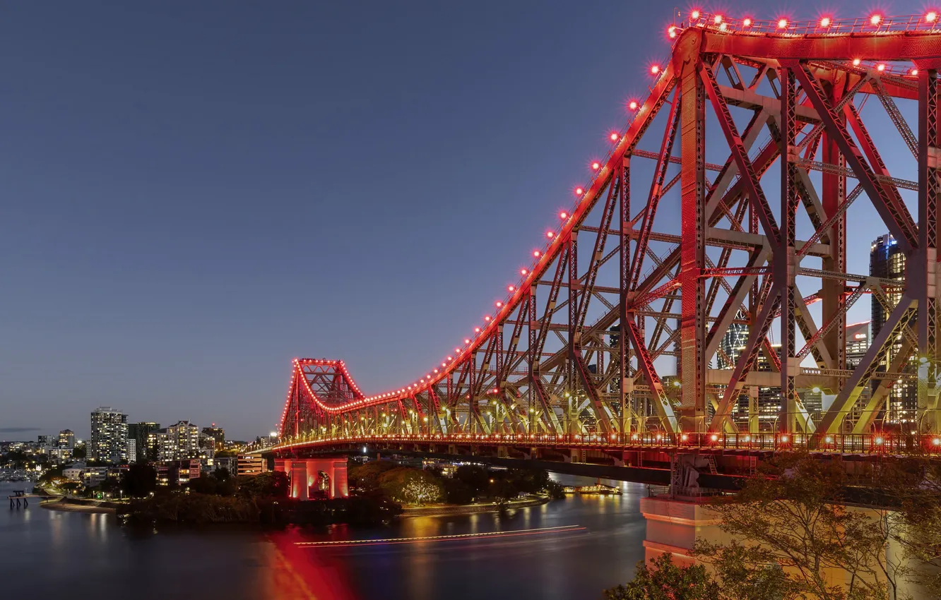 Фото обои Australia, Brisbane, Story Bridge