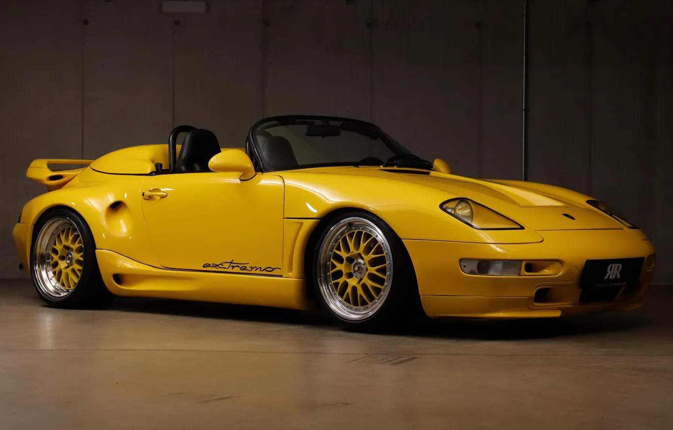 Фото обои дизайн, тюнинг, Porsche, спорт кар, Gemballa, BiTurbo, 1996, Gemballa Extremo BiTurbo
