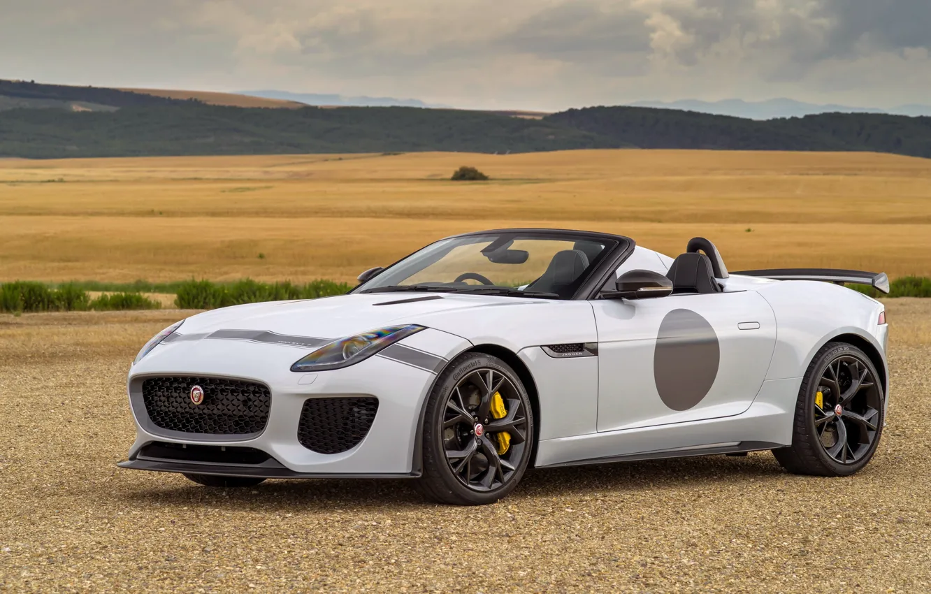 Фото обои Jaguar, ягуар, UK-spec, F-Type, 2014, Project 7