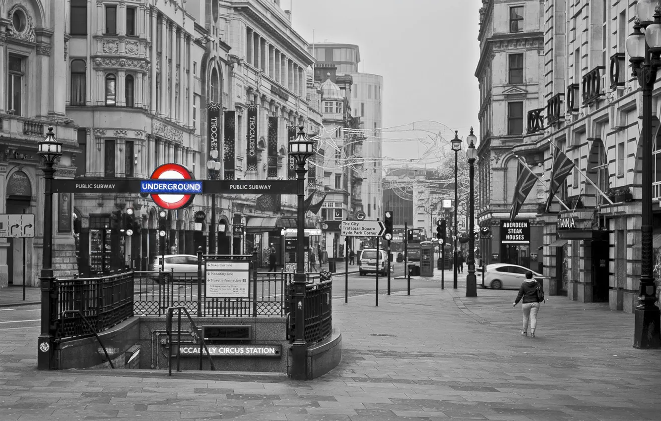 Фото обои метро, Лондон, photo, photographer, вход, подземка, London, Jamie Frith