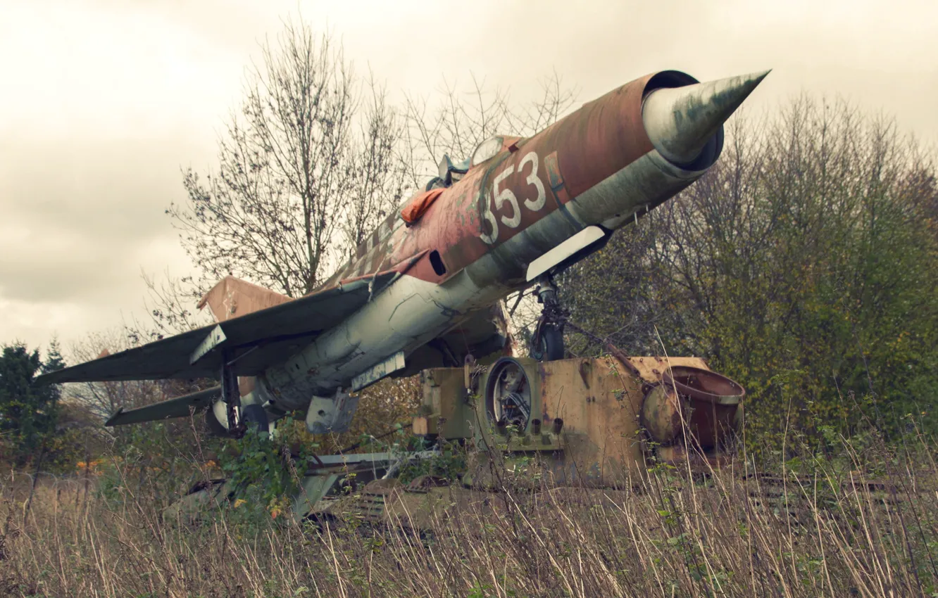 Фото обои оружие, самолёт, mig21