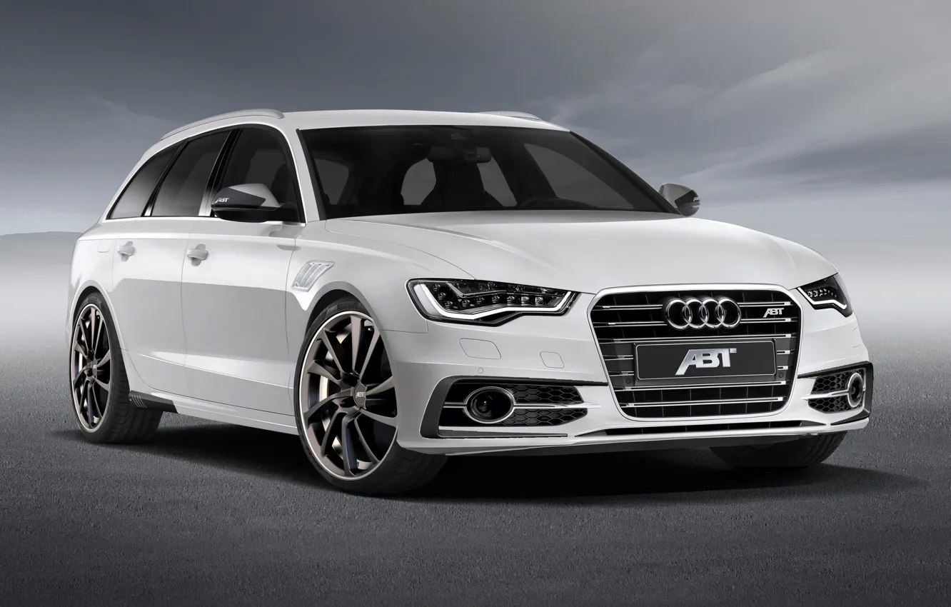 Фото обои Audi, ауди, ABT, универсал, Avant, 2015, RA6
