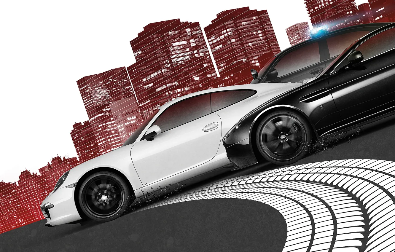 Фото обои дорога, машина, город, автомобиль, 2012, Need For Speed: Most Wanted