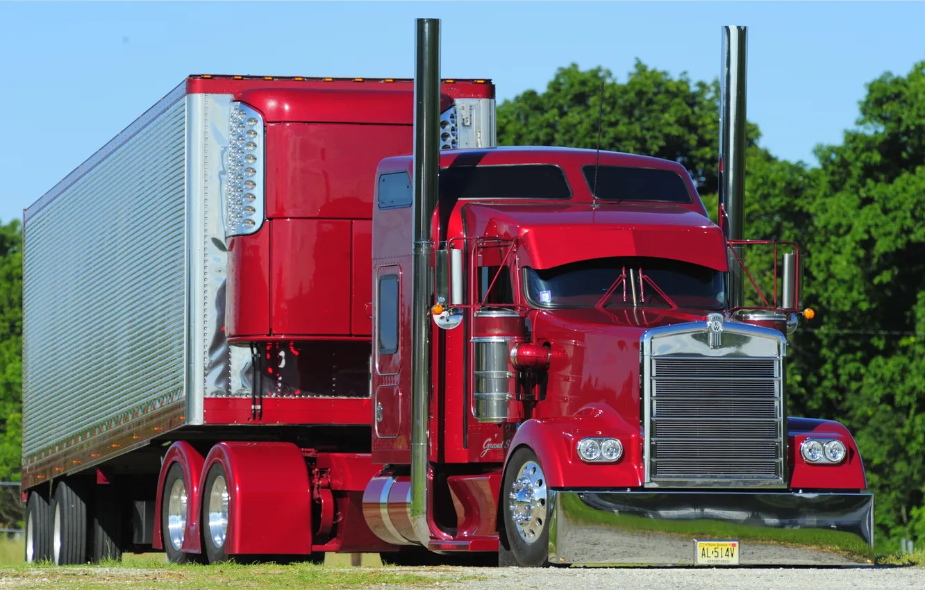 Фото обои грузовик, автомобили, trucks, kenworth