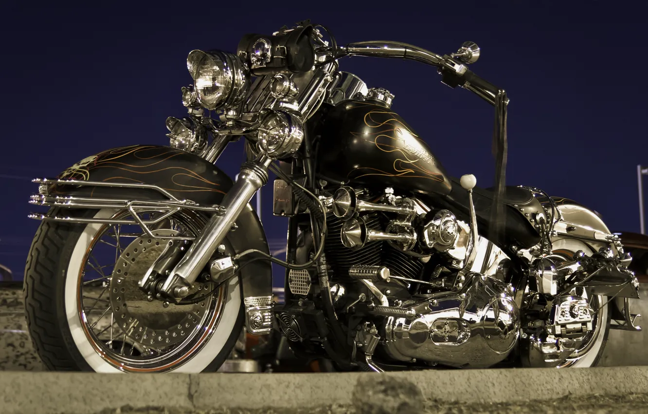 Фото обои дизайн, мотоцикл, форма, байк, Harley-Davidson
