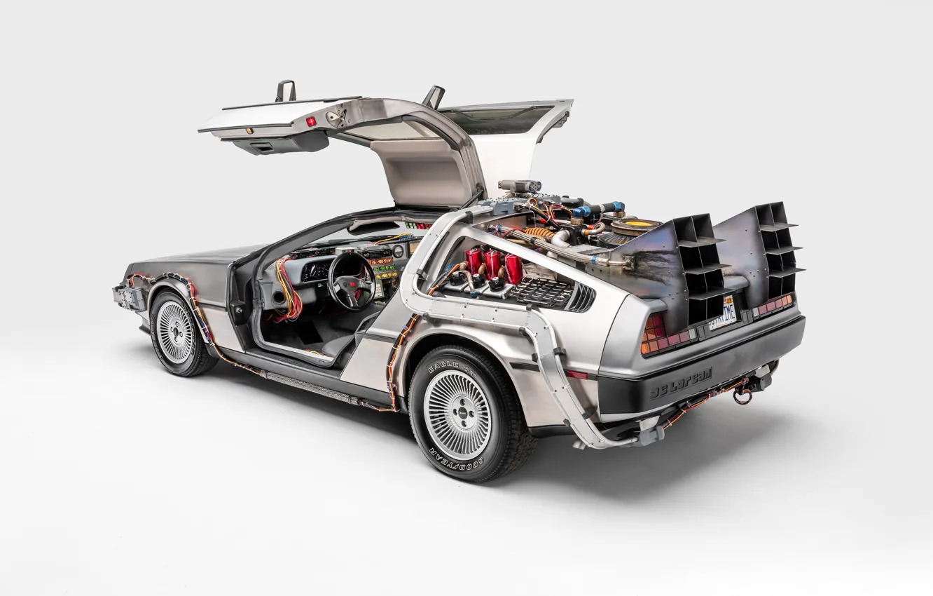 Фото обои Hollywood, Назад в будущее, DeLorean DMC-12, DeLorean, 1990, Back to the Future