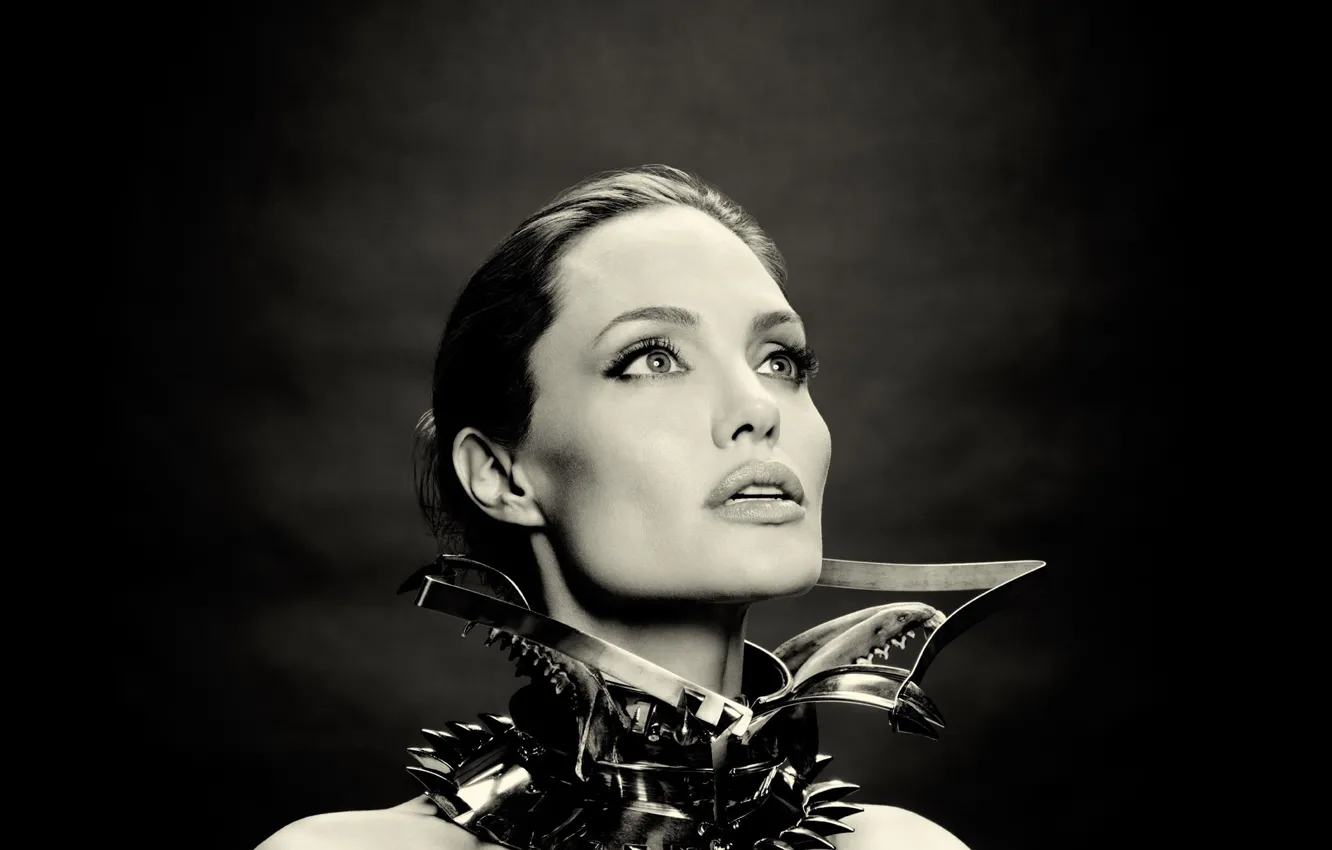 Фото обои портрет, актриса, Angelina Jolie