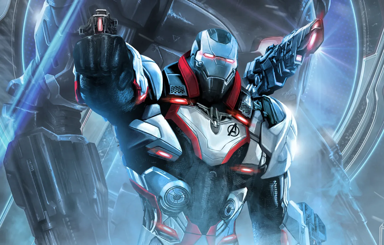 Фото обои робот, арт, Avengers Endgame