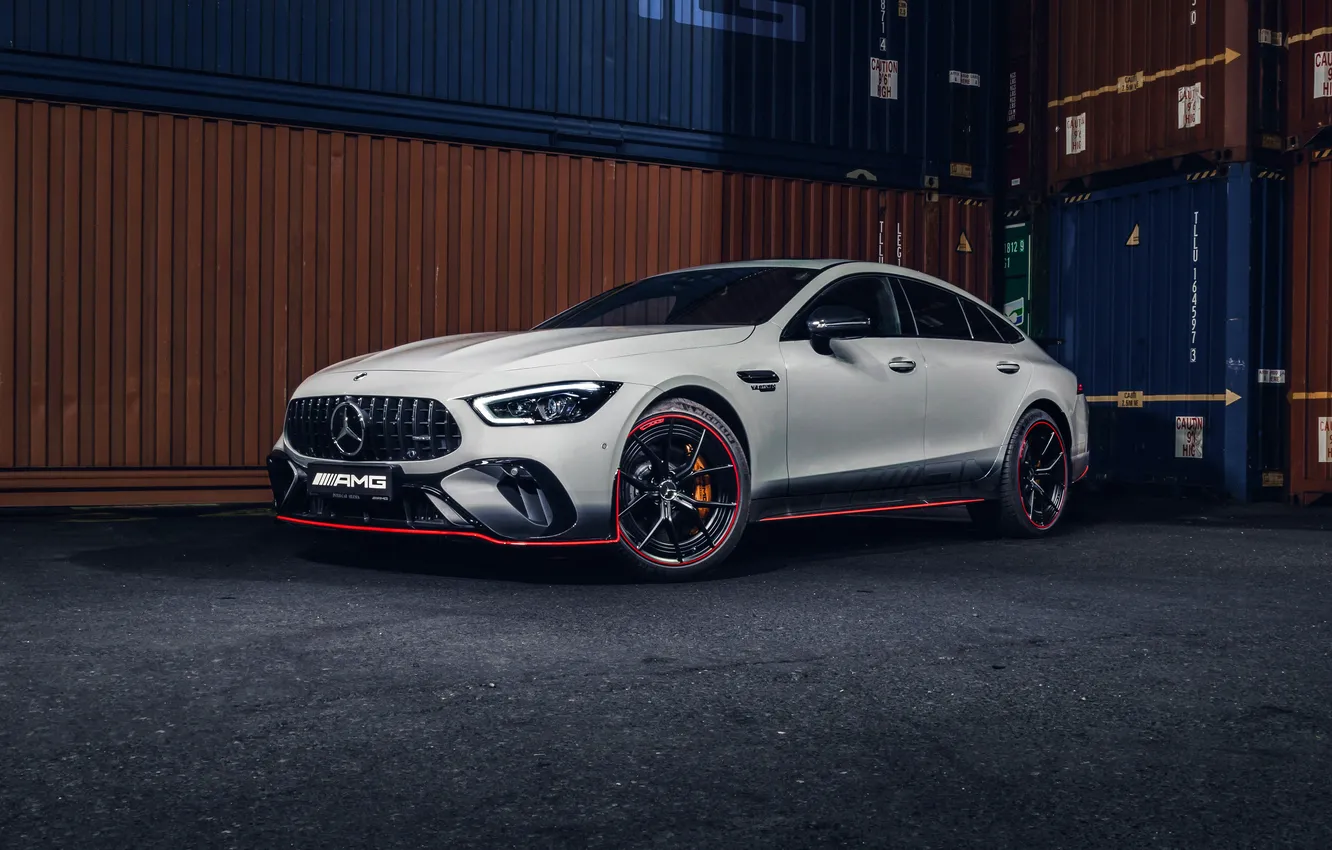 Фото обои Mercedes, Edition, Mercedes-AMG GT 63 S E Performance 4-Door Coupe F1