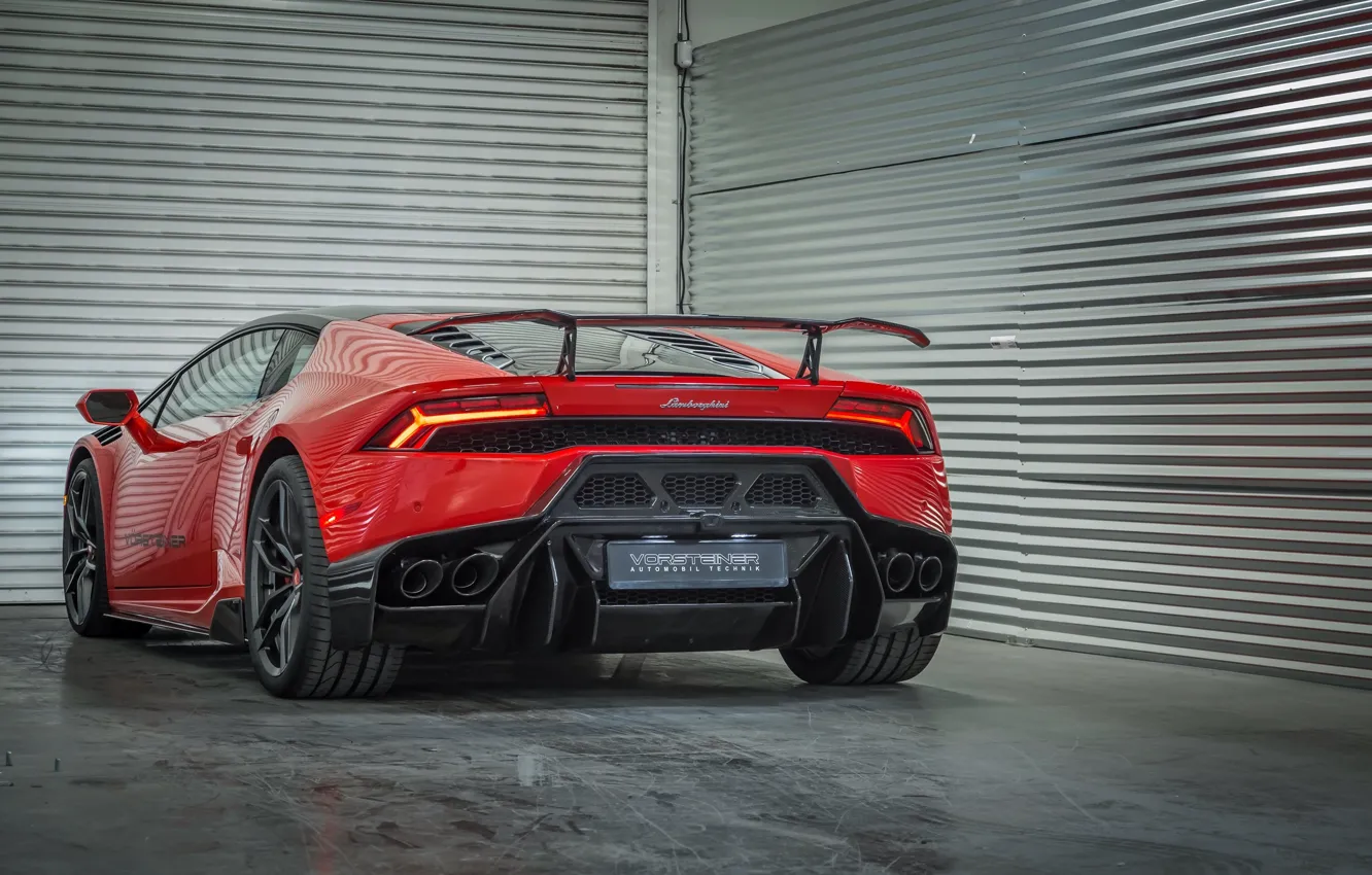 Фото обои car, авто, Lamborghini, red, Vorsteiner, ламборгини, Huracan, Novara