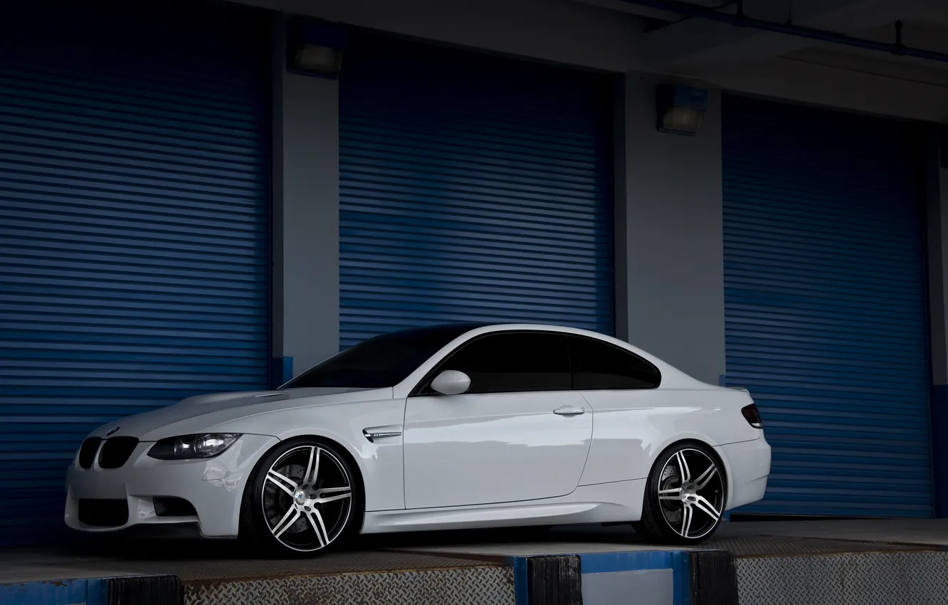 Фото обои BMW, white, e92