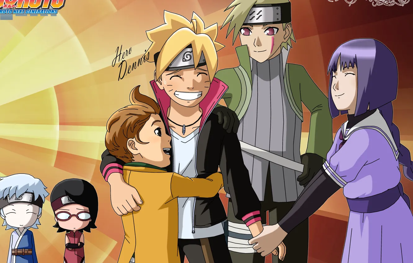 Фото обои anime, ninja, manga, shinobi, hitaiate, kunoichi, Boruto, japonese