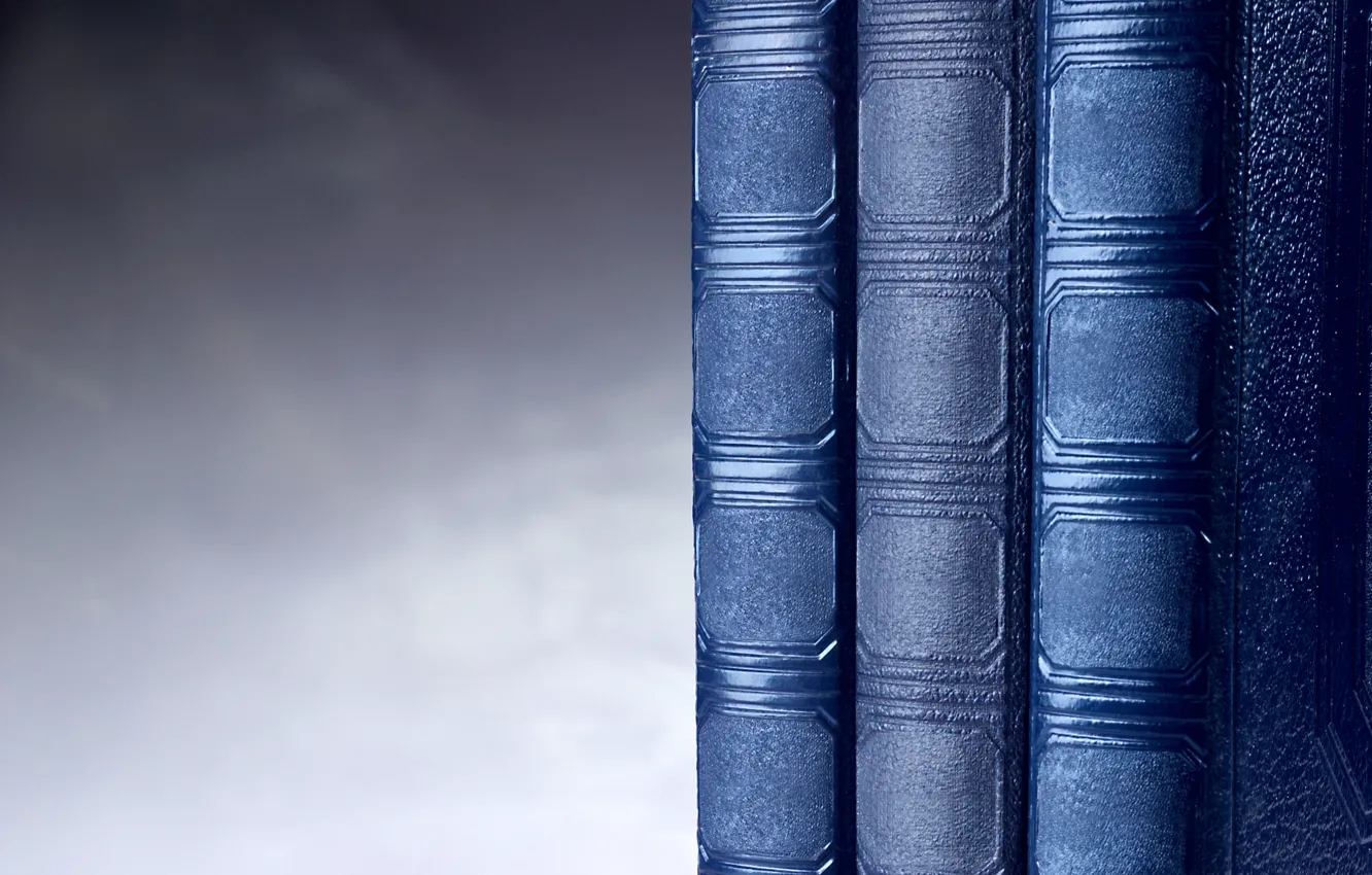 Фото обои blue, books, hardback