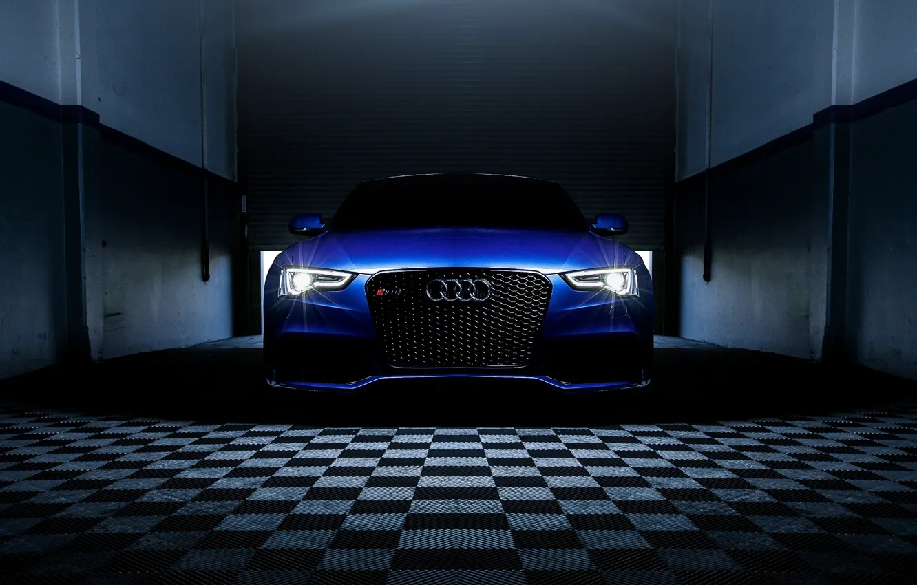 Фото обои Audi, Cars, Blue, RS5, Sport, Luxury, Ligth, Motor