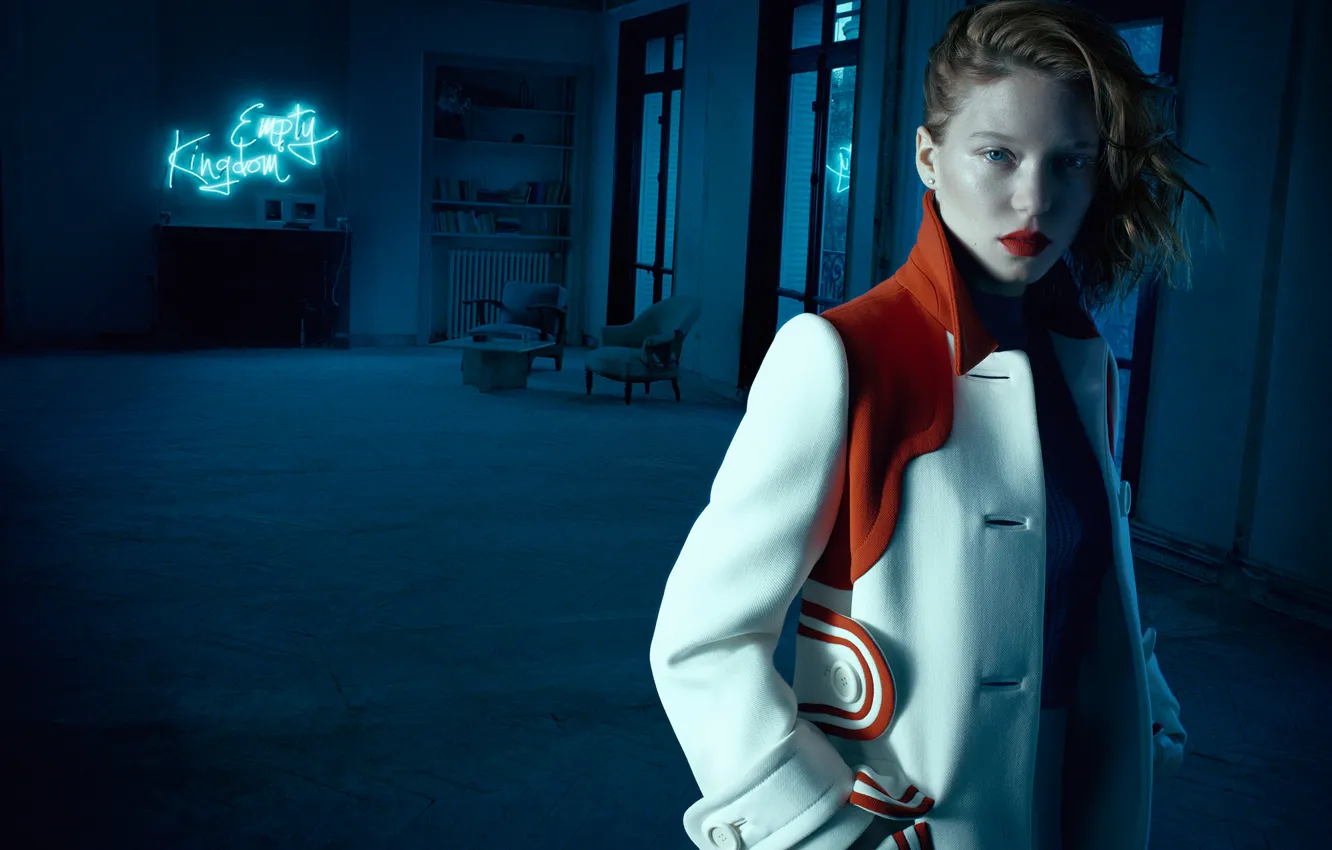 Фото обои фотосессия, Vogue, Lea Seydoux, Леа Сейду