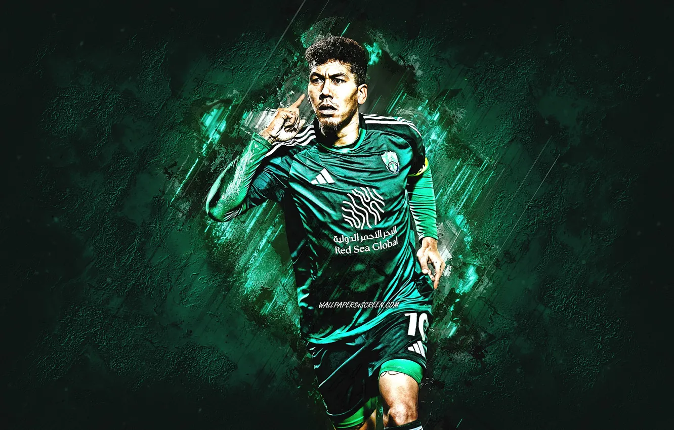 Фото обои Football, Soccer, Brazilian, Roberto Firmino, Firmino, Saudi, Al Ahli
