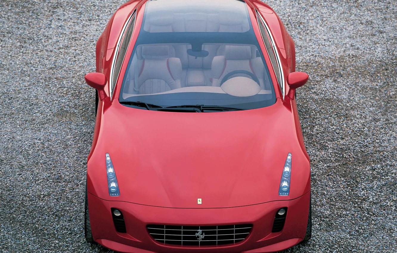 Фото обои ferrari, 2005, by Giorgetto Giugiaro, Красивое красное, Tokyo Motor Show, Ferrari GG50, concepts