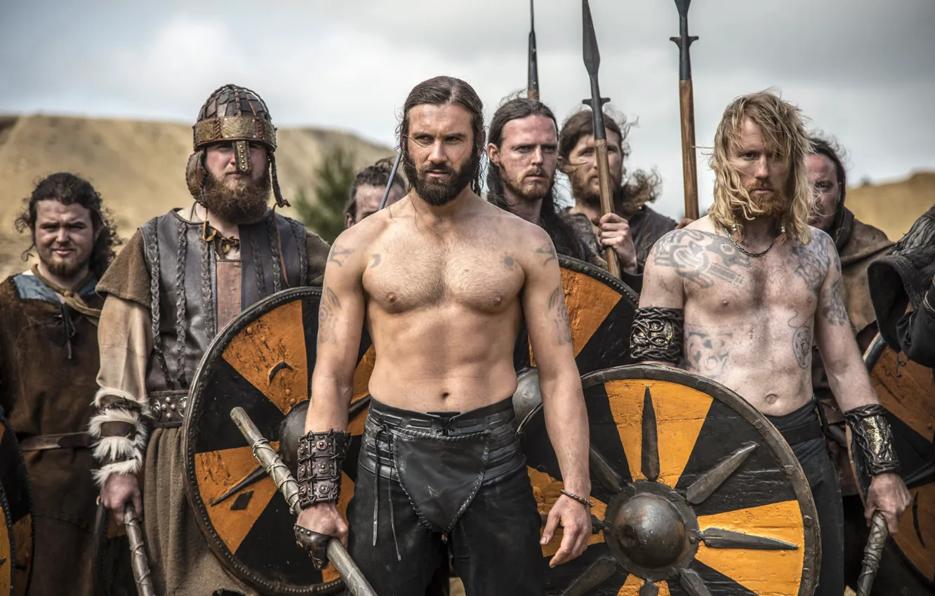 Фото обои сериал, воины, драма, Vikings, историческая, Викинги, Clive Standen, Rollo