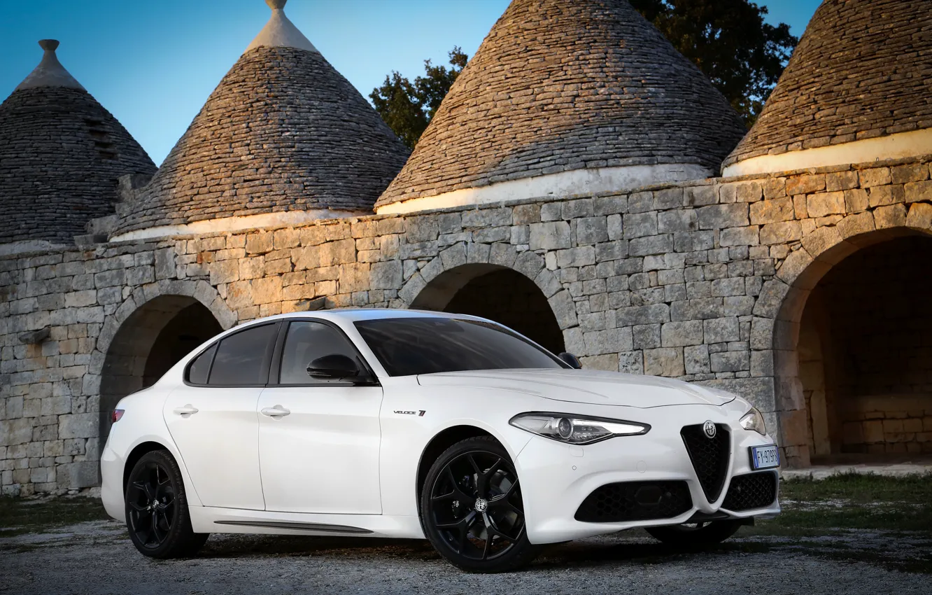 Фото обои Alfa Romeo, Giulia, четырёхдверный, 2020