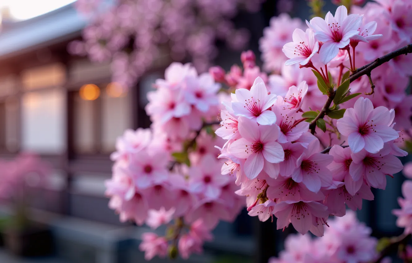 Фото обои nature, pink, close up