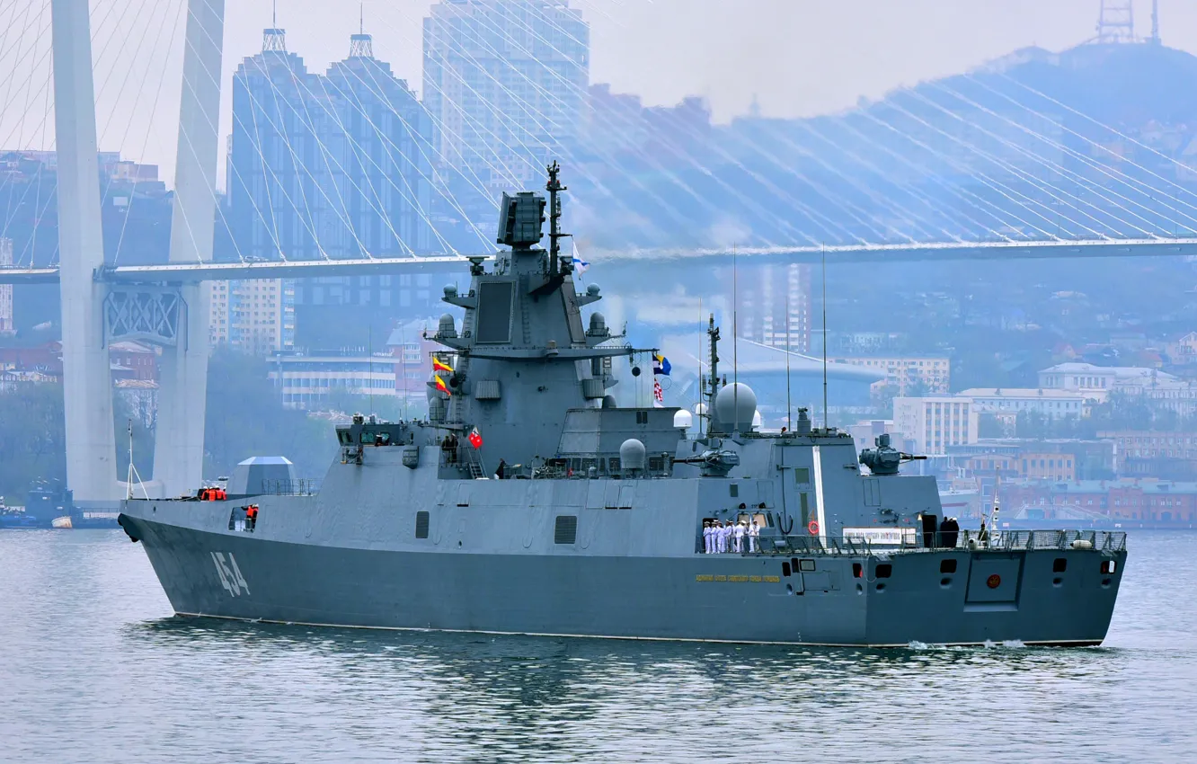 Фото обои фрегат, Владивосток, Адмирал Горшков