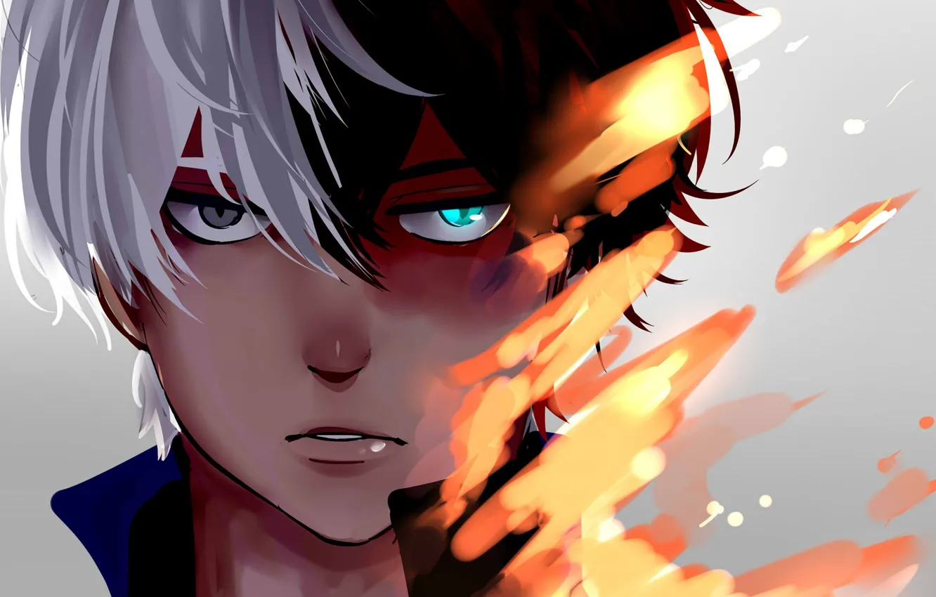 Фото обои Fanart, Boku no Hero Academia, Todoroki Shouto, Annasire