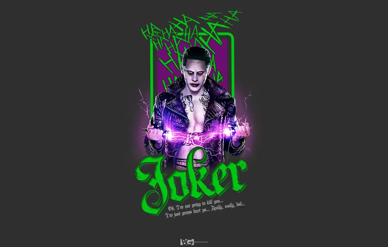 Фото обои Joker, Jared Leto, Suicide Squad, DCEU