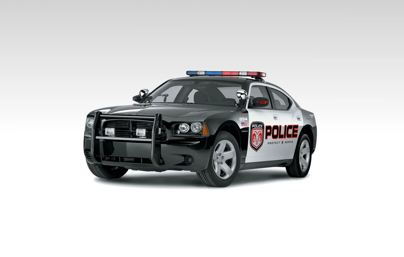 Фото обои dodge, charger, usa, police car