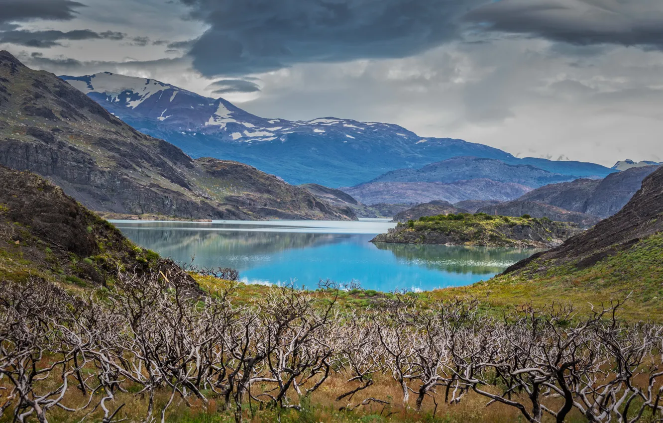 Фото обои пейзаж, горы, природа, Patagonia